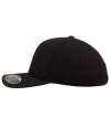F110P 110P Flexfit Cool and Dry Mini Piqué Cap Black colour image
